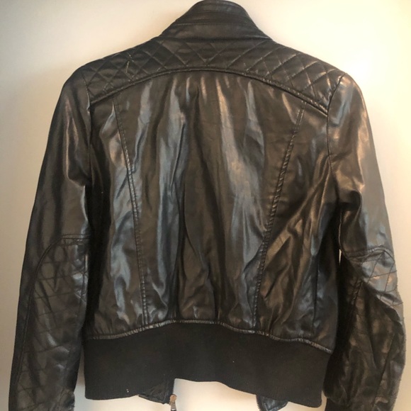 50% OFF BUNDLED🫶🏻CI SONO L Black Leather Style Jkt - Picture 8 of 8